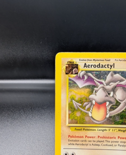 Aerodactyl 1/62 - Fossil Holo - Vintage Pokemon TCG WOTC - MP - Image 2