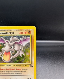 Aerodactyl 1/62 - Fossil Holo - Vintage Pokemon TCG WOTC - MP - Image 3