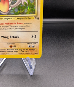 Aerodactyl 1/62 - Fossil Holo - Vintage Pokemon TCG WOTC - MP - Image 5