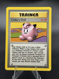 Clefairy Doll - 70/102 - Base Set Unlimited 1999 - WOTC - Rare - LP - Pokemon - Image 1