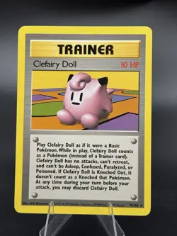 Clefairy Doll - 70/102 - Base Set Unlimited 1999 - WOTC - Rare - NM/LP - Pokemon - Image 1
