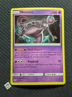 Mewtwo 75/214 Unbroken Bonds Costco Cosmos Holo Pokemon TCG NM - Image 1