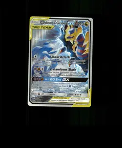 FAN-ART READ DESCRIPTION BELOW HOLO Garchomp Card Garchomp Pokemon Card p1 - Image 1