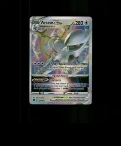 Fan-Art READ DESCRIPTION BELOW HOLO Arceus Card Arceus Pokemon Card p3 - Image 1