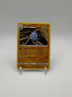 Pupitar 116/214 Uncommon Yuka Morii SM - Lost Thunder Pokemon Card - Image 1