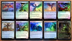 Set of 10 Pauper Legal FOIL Angel Cards *NM* (English Magic the Gathering MTG) - Image 1