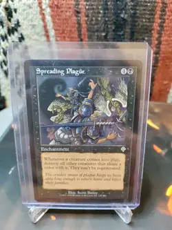 Magic The Gathering Spreading Plague #125 Invasion Regular - Image 1