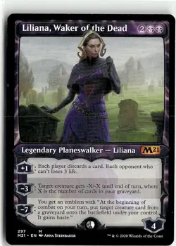 2020 Core Set 2021 Liliana, Waker of the Dead Core/Mythic #297 - Image 1
