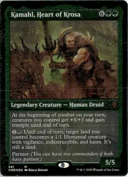 2020 Commander Legends Kamahl, Heart of Krosa Foil Draft_Innovation/Mythic #581 - Image 1