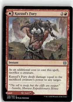 2020 Zendikar Rising Kazuul's Fury // Kazuul's Cliffs Expansion/Uncommon #146 - Image 1