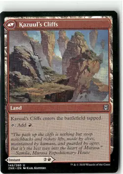2020 Zendikar Rising Kazuul's Fury // Kazuul's Cliffs Expansion/Uncommon #146 - Image 2