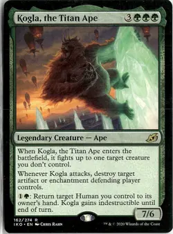 2020 Ikoria: Lair of Behemoths Kogla, the Titan Ape Expansion/Rare #162 - Image 1