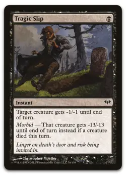 Tragic Slip #76 (NM) Dark Ascension DKA Magic MTG - Image 1