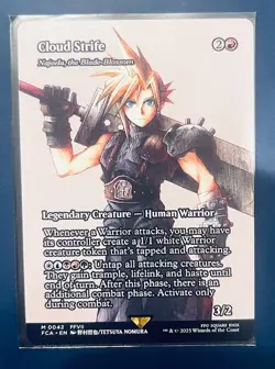 Cloud Strife - Najeela, the Blade-Blossom (Showcase) Final Fantasy NM UNPLAYED - Image 1
