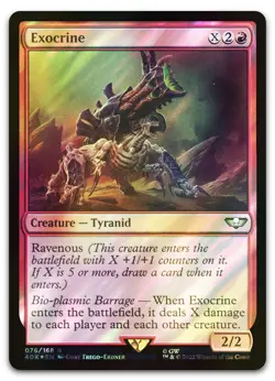 Exocrine (Surge Foil) #76 (NM) Warhammer 40,000 40K Magic MTG - Image 1