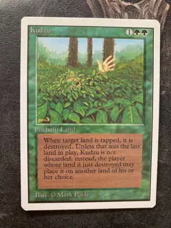 *** UNLIMITED Kudzu *** NM-Mint Beauty! - DUTY FREE - Magic MtG - Image 1