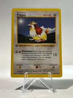 Pokemon - Pidgey - 1st Edition Shadowless Base Set 57/102 - LP - Image 1