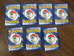 Pokemon Team Rocket Series Card Set 7 Cards 1999-2000 WOTC Dark Vileplume - Image 2