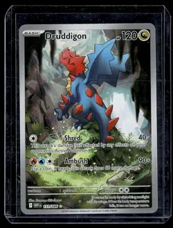 2025 Scarlet & Violet Series - White Flare Druddigon Illustration Rare #151 - Image 1