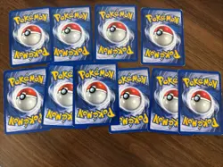 Pokemon Gym Heroes Card Lot 1999-2000 WOTC Mistys Poliwrath Brock Erika Lt Surge - Image 2