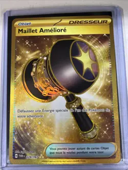 CARTE POKEMON MAILLET AMELIORE 224/167 GOLD MASCARADE CREPUSCULAIRE EV06 FR - Image 1