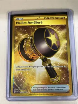 CARTE POKEMON MAILLET AMELIORE 224/167 GOLD MASCARADE CREPUSCULAIRE EV06 FR - Image 3