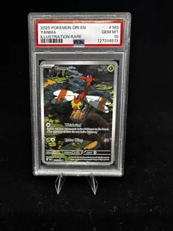 Yanma Pokemon TCG Destined Rivals Full Art Illustration Rare Card 183/182 PSA 10 - Image 1