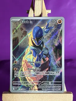 Sawk 130/086 - Pokemon TCG White Flare - NM Illustration Rare FULL ART - Image 1