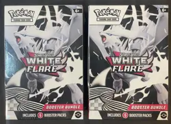 Pokemon TCG: Scarlet & Violet White Flare Booster Bundle 6 Packs Factory Sealed - Image 1