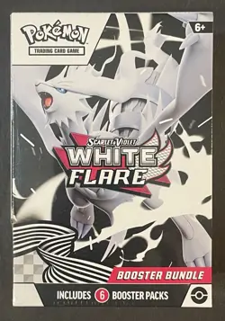 Pokemon TCG: Scarlet & Violet White Flare Booster Bundle 6 Packs Factory Sealed - Image 2