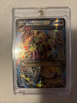 Pokemon Primal Groudon EX 151/160 Full Art Holo Rare Card XY Primal Clash - Image 1