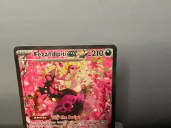 Pokemon TCG English Ascended Heros Fezandipiti EX SIR Card 288/217 Mint - Image 2