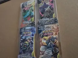 pokemon team up/unbroken bonds sleeved booster pack art sets - Image 2