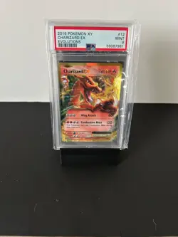 POKEMON XY EVOLUTIONS CHARIZARD EX 12/108 PSA 9 - Image 1