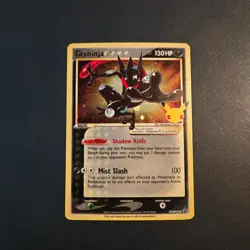 Pokemon TCG Greninja Gold Star SWSH144 Celebrations Holo Card - Image 1