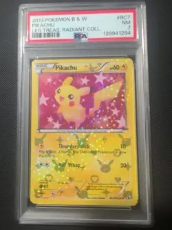Pikachu RC7/RC25 Legendary Treasures: Radiant Collection Holo - Image 1
