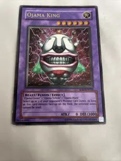 Ojama King LP Ultimate Rare SOD-EN034 Unlimited Yu-Gi-Oh! TCG See Photos - Image 2