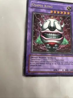Ojama King LP Ultimate Rare SOD-EN034 Unlimited Yu-Gi-Oh! TCG See Photos - Image 3