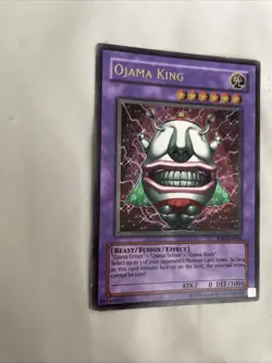 Ojama King LP Ultimate Rare SOD-EN034 Unlimited Yu-Gi-Oh! TCG See Photos - Image 4