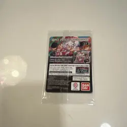 ONE PIECE Card Game USVoyage Promo Luffy P-055 Gonzaga College Basketball SEALED - Image 2