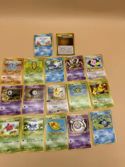 Japanese Bundle Job Lot Pocket Monsters Pokemon Cards x 17 - Image 1