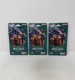 One Piece TCG English OP-08 Two Legends 12-Card Sleeved Booster Pack Lot of 3 - Image 1
