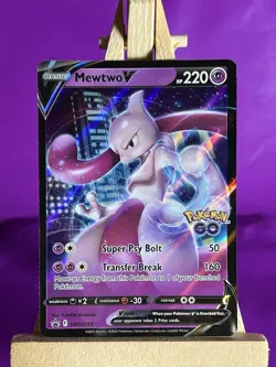 Mewtwo V - SWSH223 Sword & Shield Promo Cards Promo - NM - FREE SHIPPING - Image 1