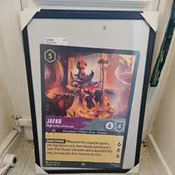 Lorcana Oversized jumbo promo Card Rare Jafar High Sultan Reign of Jafar - Image 1