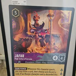 Lorcana Oversized jumbo promo Card Rare Jafar High Sultan Reign of Jafar - Image 2