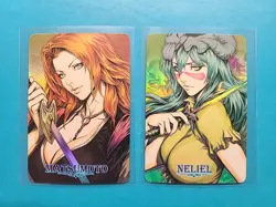 (2) Neliel & Matsumoto - Bleach - Carddass Masters Art Cards - Waifu Doujin ACG - Image 1