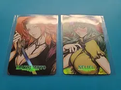 (2) Neliel & Matsumoto - Bleach - Carddass Masters Art Cards - Waifu Doujin ACG - Image 2