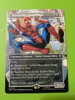 magic the gathering 🇨🇦 Only. NM Spectacular Spiderman 014 Rare - Image 1