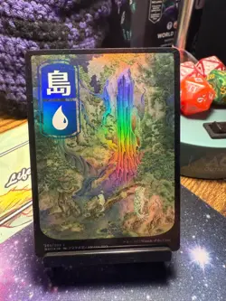 Island - (FOIL), Full Art: Kamigawa: Neon Dynasty #295/302 - Image 1