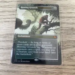 MTG Hunting Grounds (Borderless) (445) | NM | Dominaria Remastered {DMR} - Image 1